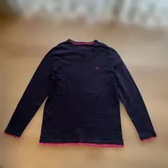 Burberry Black Label Vネック長袖カットソー