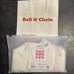 【新品】ボールアンドチェーン×フェイラー チャーミングハイジデイ 白 M　完売品 フェイラー ボールアンドチェーン コラボ チャーミングハイジ