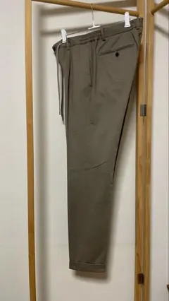 【美品】ドローコード　ワンタック　スラックス