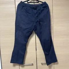 gramicciグラミチ　ネイビー ワークパンツ 調整可能ベルト付き