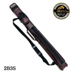 ビリヤードキュー　【極美品】ソフトケース付き　メーカー不明 31579 メーカー不明 ハードケース 3B5S 合皮 リザード型押し