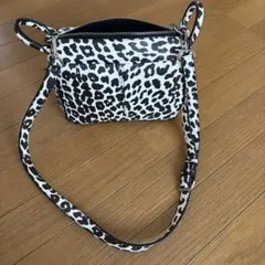 ZARA ショルダーバッグ　2way ゼブラ　アニマル　柄