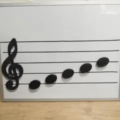 音符マグネット　5個セット(3Dプリント品)