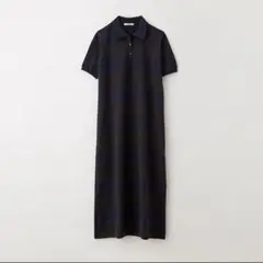 【美品・VERY掲載品】SLOANE　ウォッシャブルニットポロワンピース