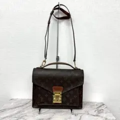 LOUIS VUITTON ルイヴィトン　モンソー　モノグラム　ショルダーバッグのサムネイル