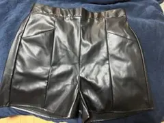 最終値下げ‼️黒レザーショートパンツ サイズ3L