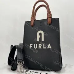 フルラ ヴァーシティ ミニトート ハンドバッグ ショルダーバッグ 2way