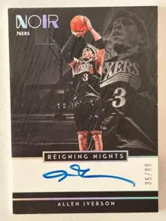2019 Panini Noir Allen Iverson Auto /99