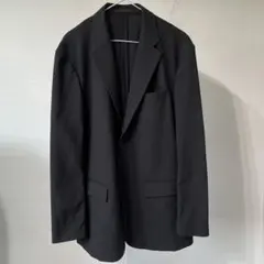 【美品】UNIQLO ユニクロ　感動ジャケット XL ブラック ウールライク
