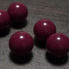 ダークレッド アクリル ビーズ 26個