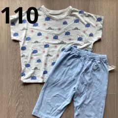 ユニクロ★ 半袖パジャマ 110cm スヌーピー　ライトブルー