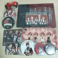 ツイステ リドル・ローズハート ハーツラビュル寮 缶バッジ カード