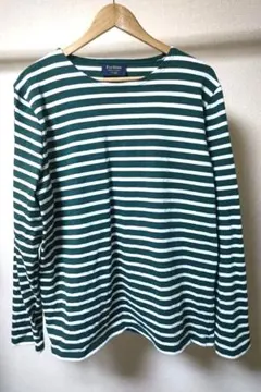 ルミノア　バスクシャツ　グリーン　MADE IN　FRANCE