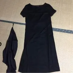 ドゥファミリー 綿麻 ワンピ サイズM