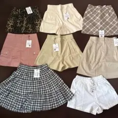 スカート ショートパンツ 8着セット