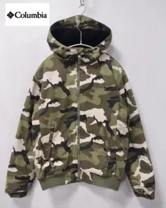 Columbia hooded puffer jacket 迷彩カモフラ コロンビア ロック フォール ダウン ジャケット カモフラ 迷彩 オムニ
