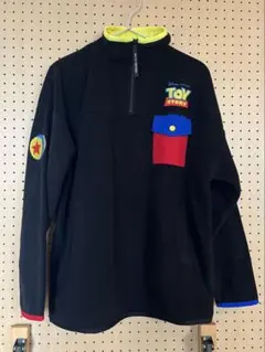 新品 ToyStory トイストーリー フリース ハーフジップアップ L