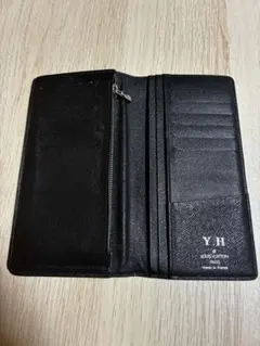 LOUIS VUITTON ブラックレザー長財布