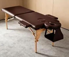 브라운 마사지 침대 접이식 소형 초경량 에스테틱 침대 마사지 테이블