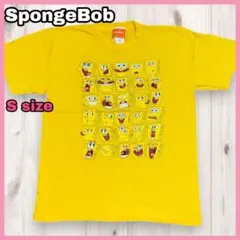 スポンジボブ ニコロデオン ビッグプリント Tシャツ カットソー 半袖 イエローのサムネイル