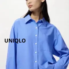 ユニクロ オックスフォードシャツ Mサイズ ブルー レディース JWアンダーソン UNIQLO - ユニクロ オックスフォードシャツ Mサイズ ブルー レディース