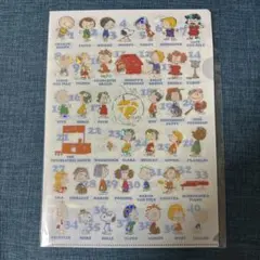 スヌーピー東京駅一番街催事限定 クリアファイル　75周年