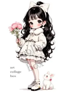 2630 おすそ分けファイル　人物ステッカー　男の子　コラージュ素材