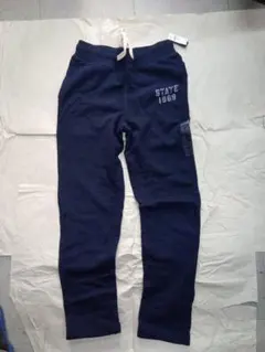 GAP　ネイビー スリムスウェットパンツ 160 cm　タグ付　未使用のサムネイル