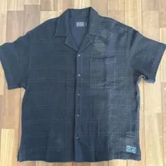 SCOTCH & SODA メッシュ半袖シャツ ブラックのサムネイル
