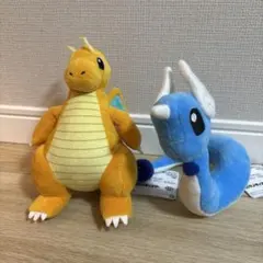 カイリュー　ハクリュー　ぬいぐるみ　セット