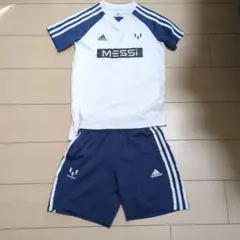 アディダス　半袖ジャージ上下セット　messi サイズ140