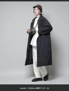 NANO universe AEROGEL 中綿リバーシブルコート