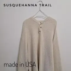 susquehanna trail アメリカ製 オーバーサイズ ヘンリーネック
