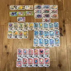 【サトシセット】ポケモンガオーレ引退品 53枚 サトシ ピカチュウ リザードン