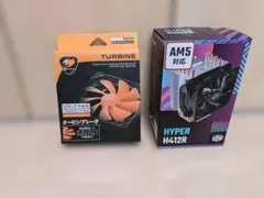 CoolerMaster Hyper H412R・COUGAR CF-T14S