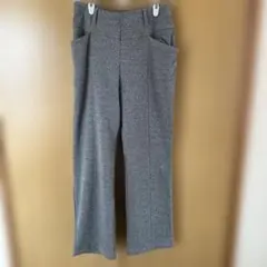 【裏フリース】ストレート イージーパンツ WゴムＬサイズ【新品未使用】