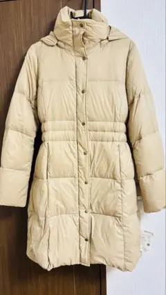 レディース ダウンコート ロングコート フード付き