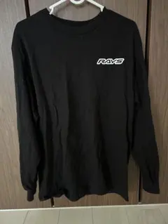 RAYS ブラック 長袖シャツ　レイズ　ホイール