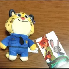 ズートピア クロウハウザー ぬいぐるみ マスコット キーホルダー ディズニー