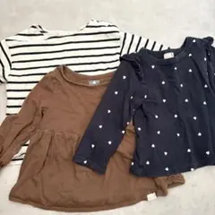 まとめ売り　秋服　長袖Tシャツ　女の子