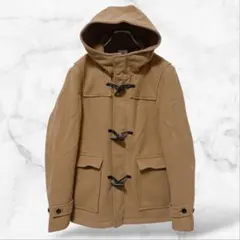 【ブラウニースタンダード】フード付きダッフルコート メンズ(M)ブラウン 上着