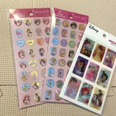 Disney プリンセスシール 3パック