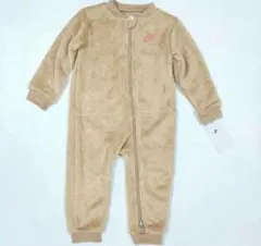 新品　Nike ロンパース ベージュ　74-80cm 秋冬