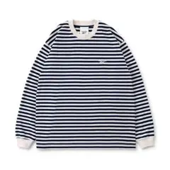 トップス everyone boarder everyone border long sleeve tee shirt (NAVY) | everyone