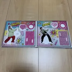 【新品】平成フラミンゴ アクリルスタンド 2種セット