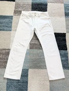 ＊BANANA REPUBLIC ホワイト デニム 31×32　レッドステッチ