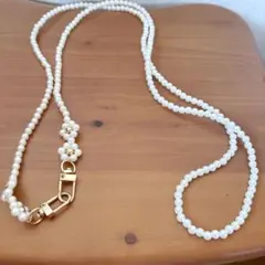 パールホワイト ショルダーストラップ