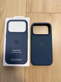iPone17 Pro 純正テックウーブンケース ネイビー