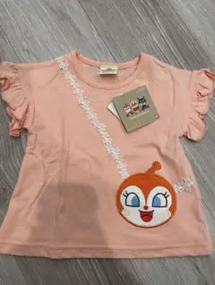 新品　ドキンちゃん　ポシェット風　半袖　Tシャツ 80サイズ　アンパンマン