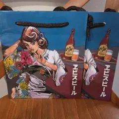 エビスビール 荒木飛呂彦 描き下ろしデザイン B2ポスター ビーチ
